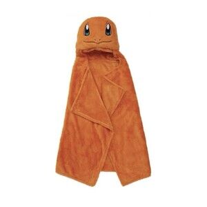 Pokémon Charmander Hooded Throw Blanket 30” x 50” Super Soft – NEW